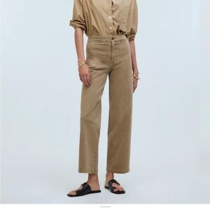 Madewell Emmett Wide leg crop pants 27P